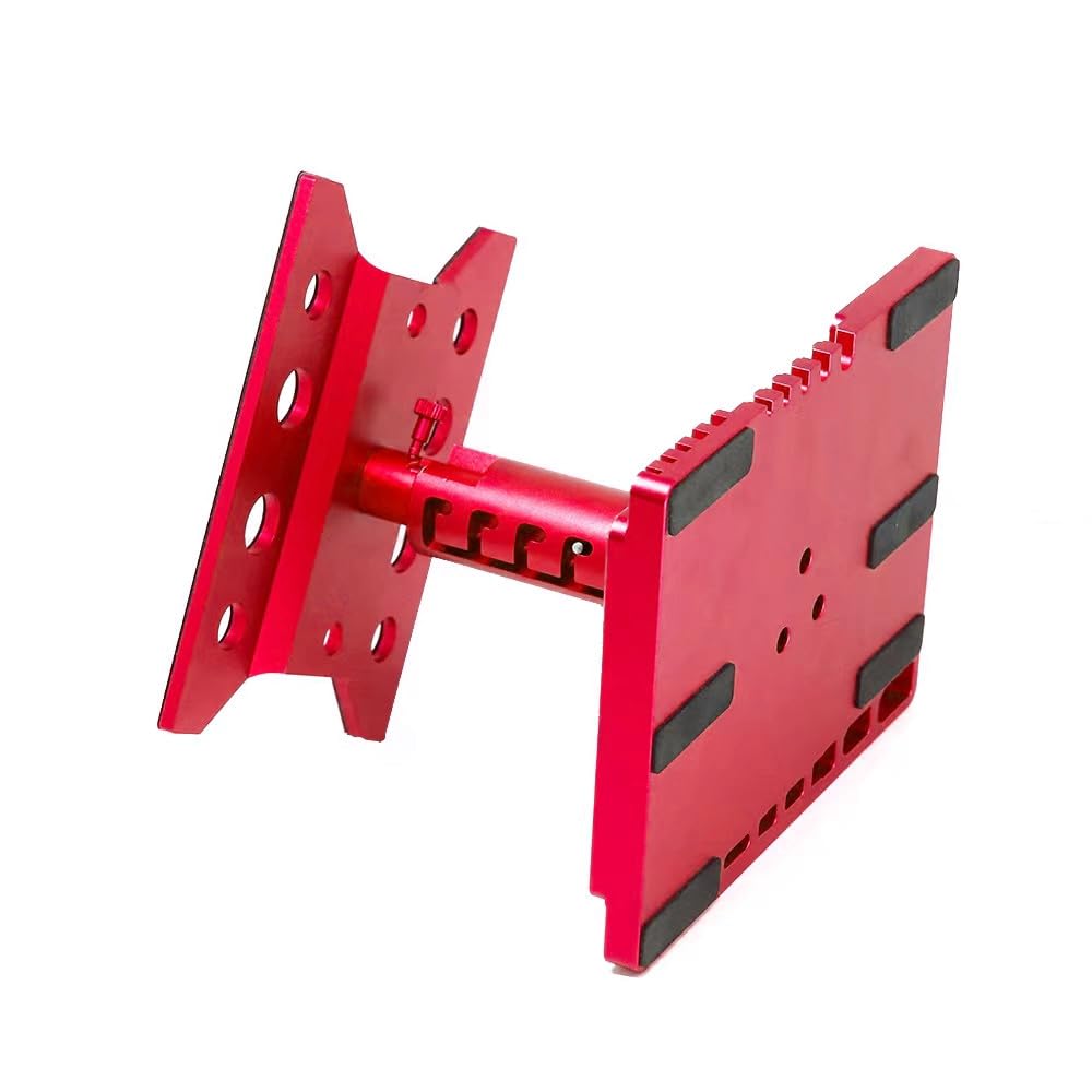 Soporte multifuncional de aleación para coche RC Soporte de trabajo RC Soporte de reparación RC Soporte de reparación de interruptor de 360° Rotación de 5 niveles de elevación de altura o inferior con
