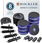 Rockler Bench Cookies Work Gripper Master Kit – Cookies for Work Holding, Risers for Clearance, & Cones for Finishing – Connect Bench Cookie Plus for Added Height – Woodworking Kit for Bench System
