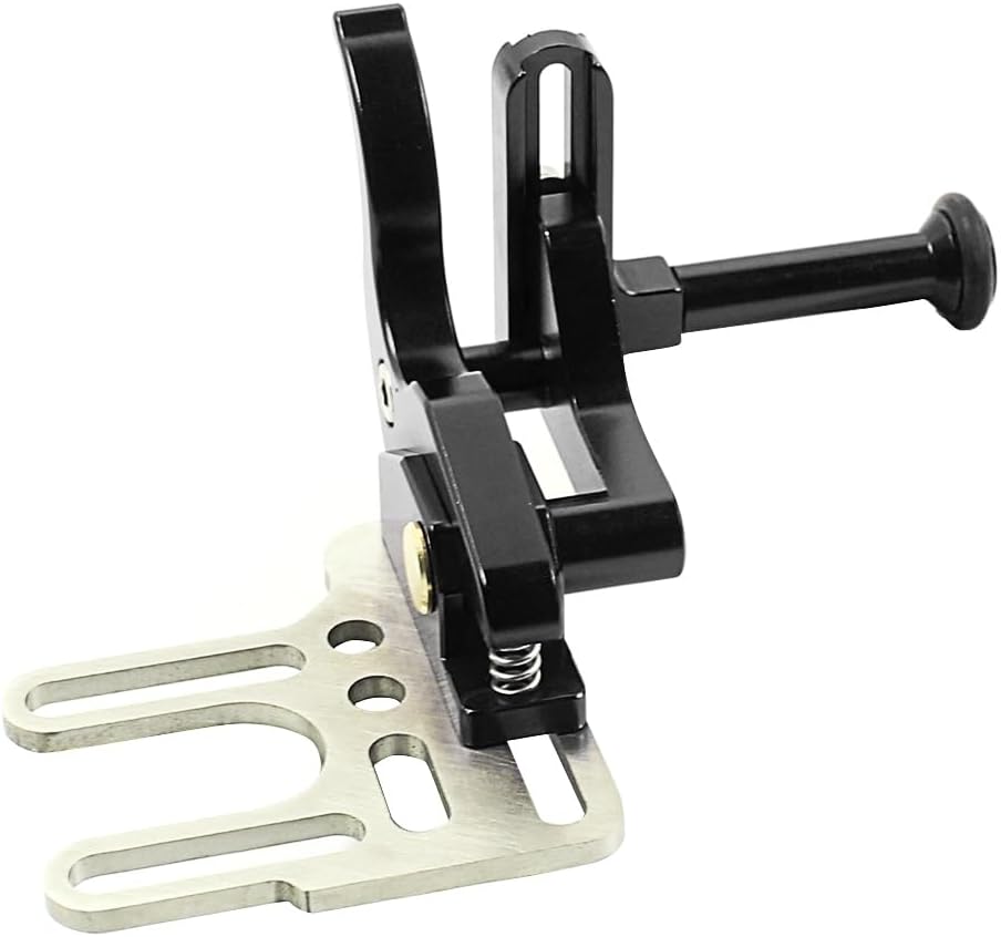 BGNing Aluminium Alloy Handheld Stabilizer Tray Bracket for Underwater Camera Housings (Shutter + Handle + M5 + Clamp)