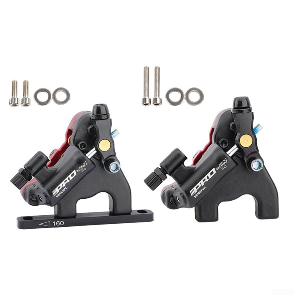 Pinza freno idraulica leggera per bici da strada design meccanico con finitura ossidata (anteriore e posteriore)