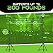 GEARit Lighting Truss System (x2) 12 Ft Tripod Stands With T-Bars (x2) 5 Ft Stage Trusses, 36 Mounting Points, Up to 200 Lbs Capacity for Pro-Grade Portable for DJ Lighting, Bands, Venues and Stages