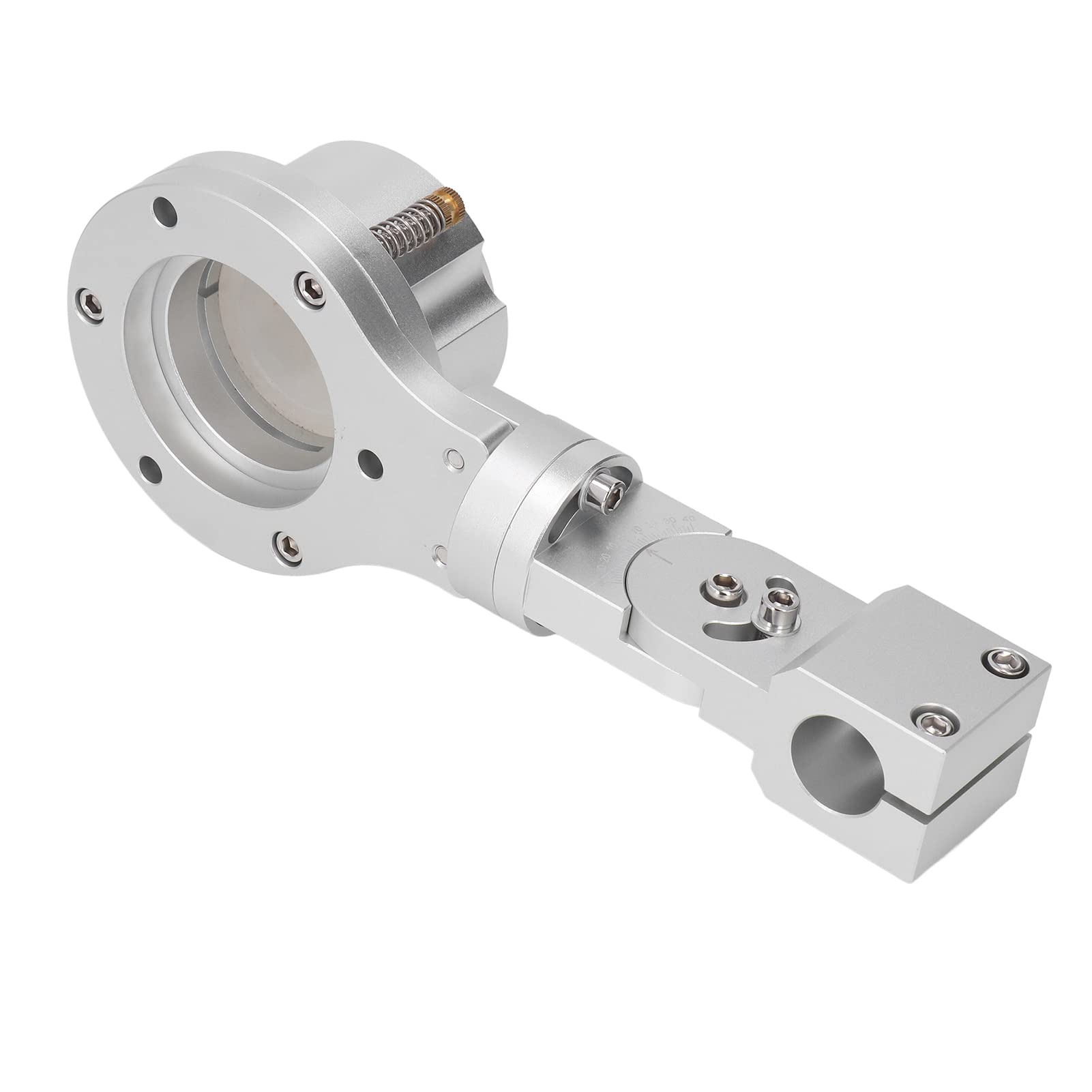 Aramox Uchwyt Przecinarki Plazmowej Zacisk Palnika ze Stopu Aluminium Zacisk Przecinarki 45 Mm Drążek Podnoszący 25 Mm Możliwość Obrotu o 360 Stopni dla Użytkowników Maszyn do Cięcia Płomieniem CNC