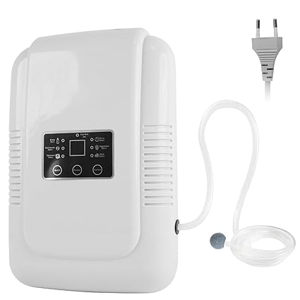 HASTHIP Ozone Generator with Timer Multi-functional Ozone Generator for Air Purification Water Treatment, Vegetable Cleaning 600mg/h Ozone Generator Machine for Purifying Water for Cleaning