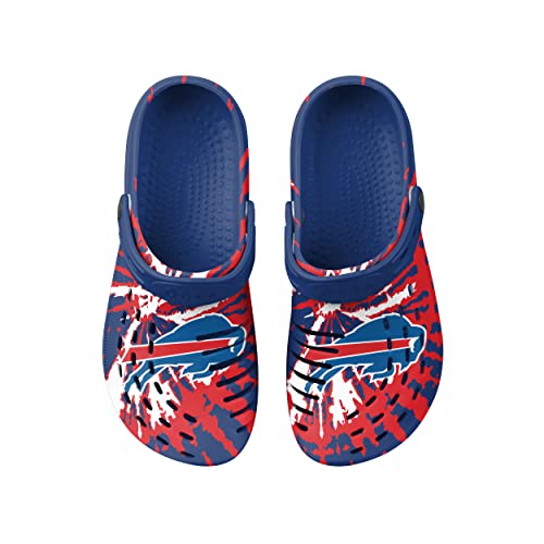 Image of FOCO Mens NFL Team Logo Tie-dye Garden Water Sandals Shoes Slipper Clogs with Strap
