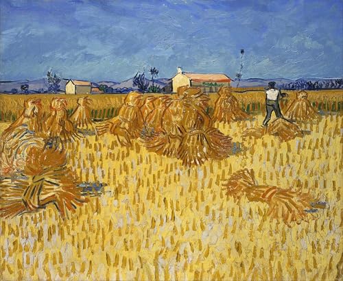 Récolte du maïs en Provence Van Gogh toile décorative pour s'inspirer