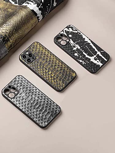 Étui en cuir Python pour iPhone 13 Pro idéal pour vos rendez-vous