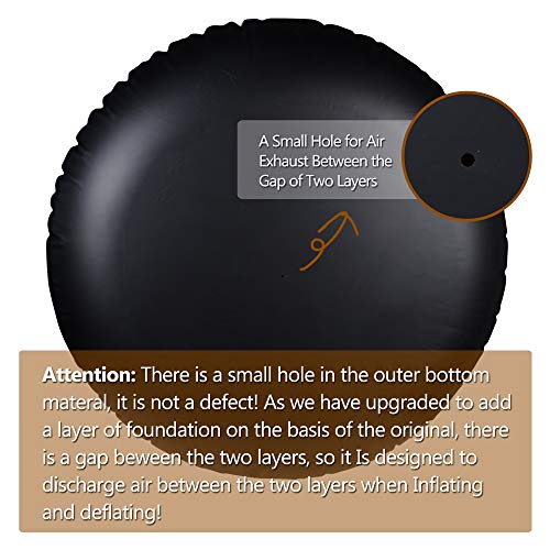 Glintoper 45 Inch Winter Snow Tube For Sledding, Inflatable Elk Snow Sled For Kids And Adults, Heavy Duty Snow Tubes With Strong Handles, Wear-Resistant Material & Thickening Freeze-Proof #TOP5