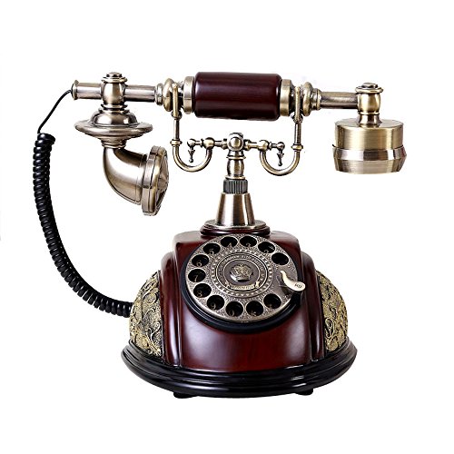 Telpal Classic Vintage Antique Old Fashion Telephone Set For Home & Office Decor Gift #TOP21