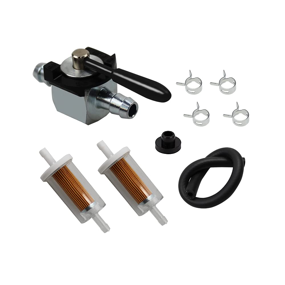 Buy HUSWELL 1/4" Inline Fuel Shut Off Valve Heavy Duty Inline Cut