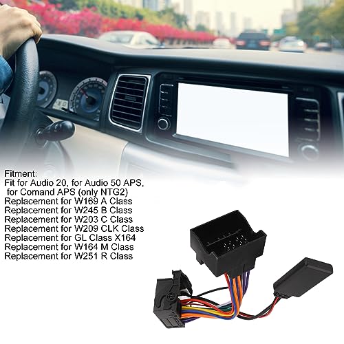 Auto AUX Bluetooth Audio Adapter Mit Mikrofon für Benz W169 W245 W203 W164 W221