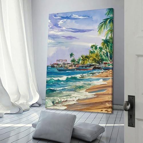 Impression murale de Phuket style aquarelle sur toile - 3