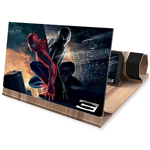 3D Phone Screen Amplifier- Foldable Phone Stander - 12" HD Suitable for Movies