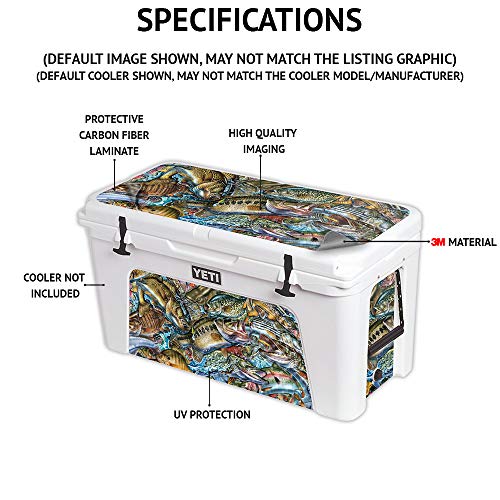 Image of MightySkins Carbon Fiber Skin Compatible with Yeti Roadie 60 Wheeled Cooler - Group of Chicks | Protective, Durable Textured Carbon Fiber Finish | Easy to Apply and Change Styles | Made in The USA