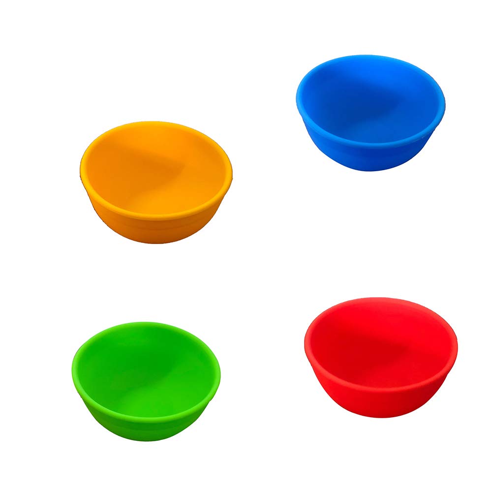 4 Pcs Silicone Mixing Bowl Prep and Serve Bowls for Mixing Facial Mask or Holding Ingredient