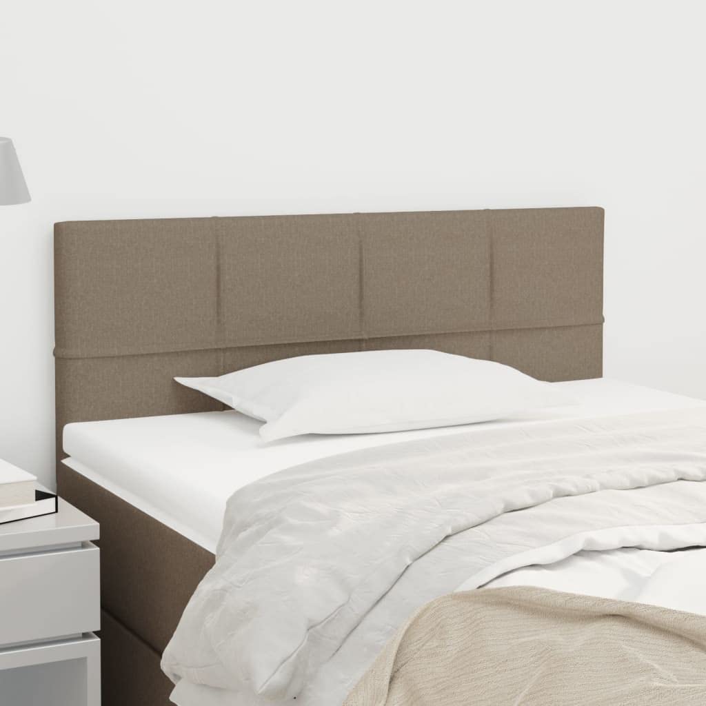 vidaXL Cabecero de Tela Gris Taupe 90x5x78/88 cm