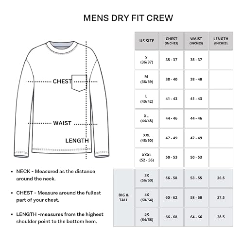 4 Pack:men’s Long Sleeve Pocket T-Shirt Workout Quick Dry Crew Upf Sun Fishing Dri Fit Gym Tee Athletic Active Performance Casual Wicking Exercise Running Cool Sport Training Undershirt Top Set 6, Xl #TOP4