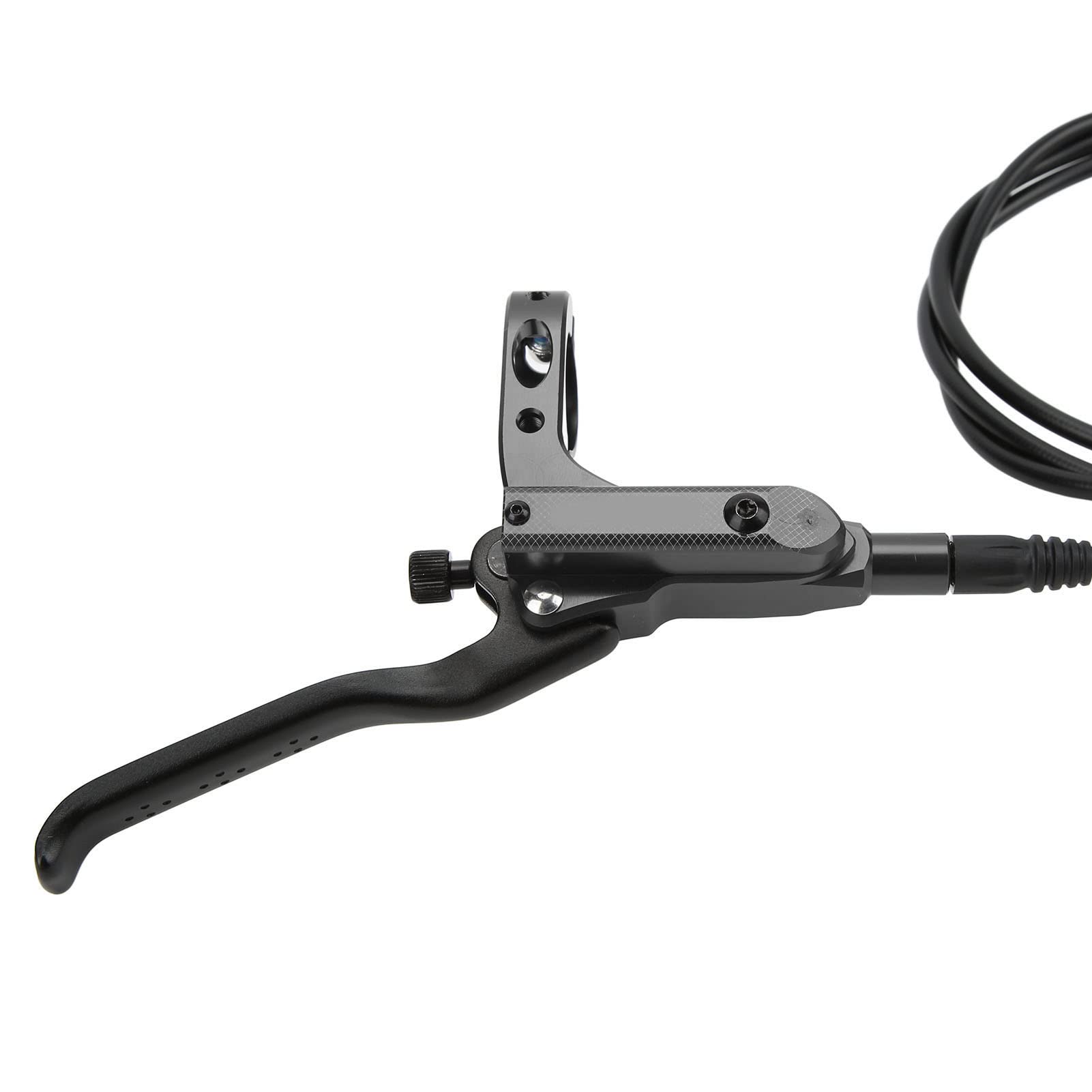 vélo 4 pistons avant arrière frein à disque hydraulique VTT CNC frein à huile bilatéral (Noire)