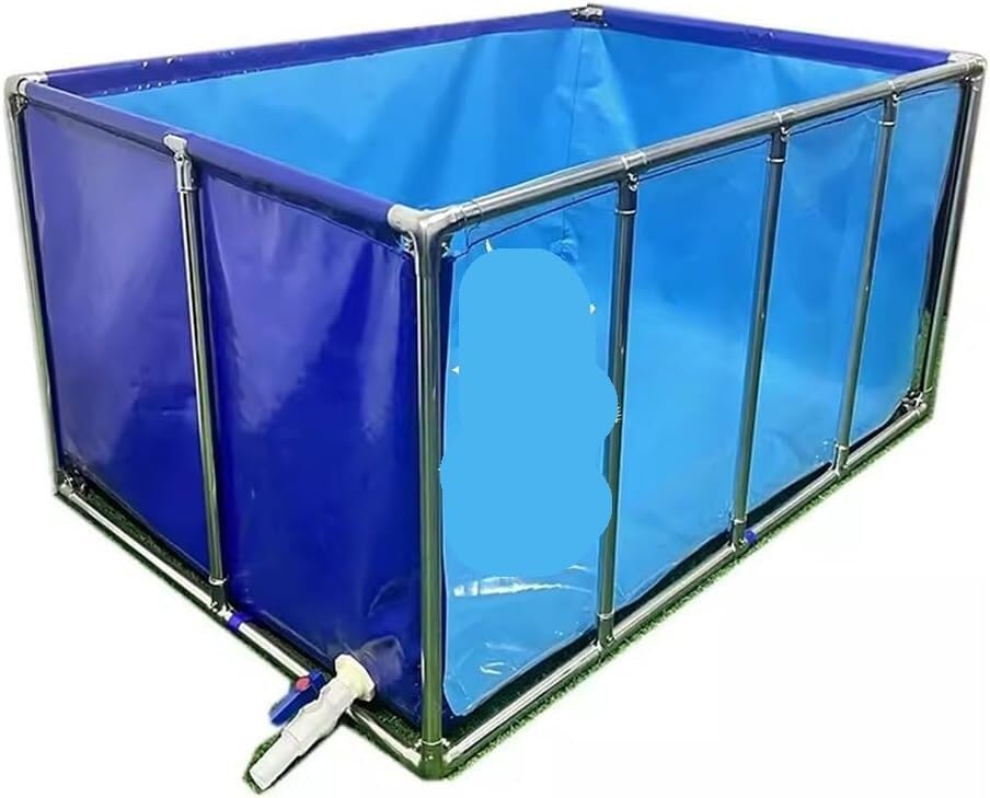 Piscine hors-sol transparente en PVC et acier de qualité supérieure