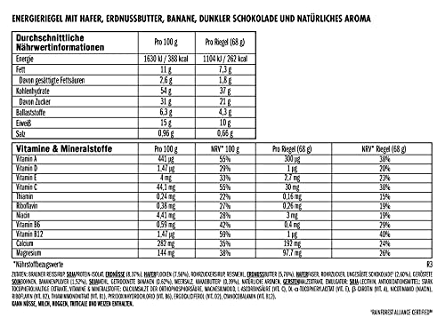 Clif Bar Erdnusscreme-Banane-Energieriegel (mit 12 Stück), 816 ml