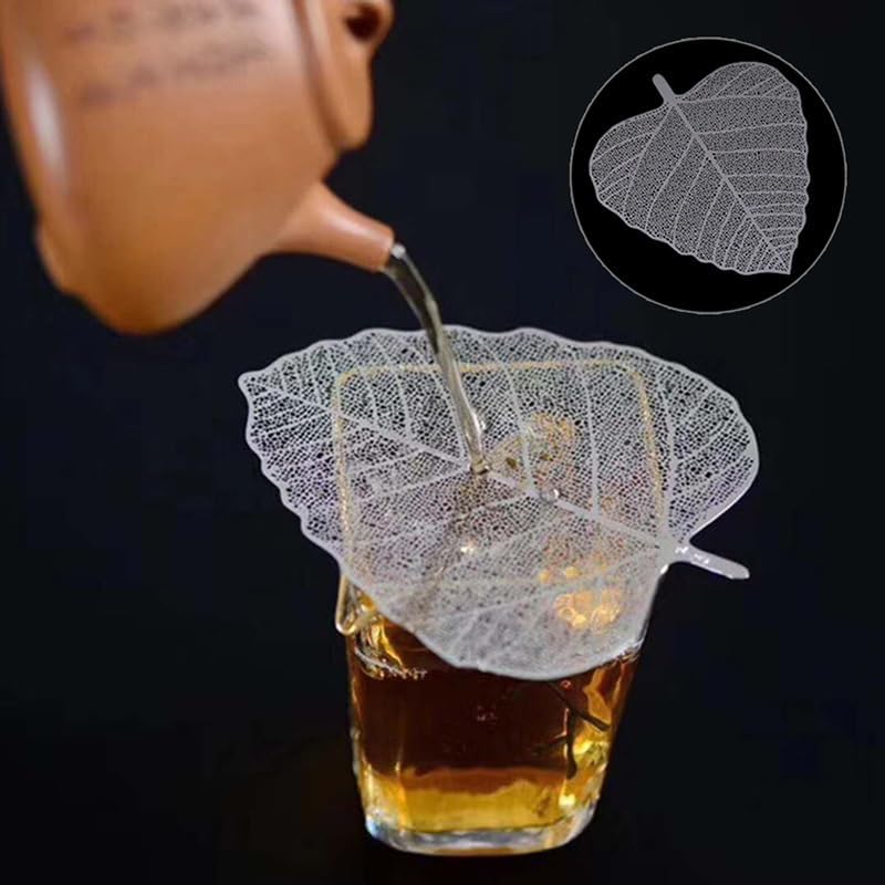 Tea Strainer Fine Mesh Sieve,2pcs Stainless Steel Tea Infuser Tool Tea Coffee Punch Filter Teapot Green Tea Leaf Filter Drinkware Teaware (Color : Gold) (Size : Silver)