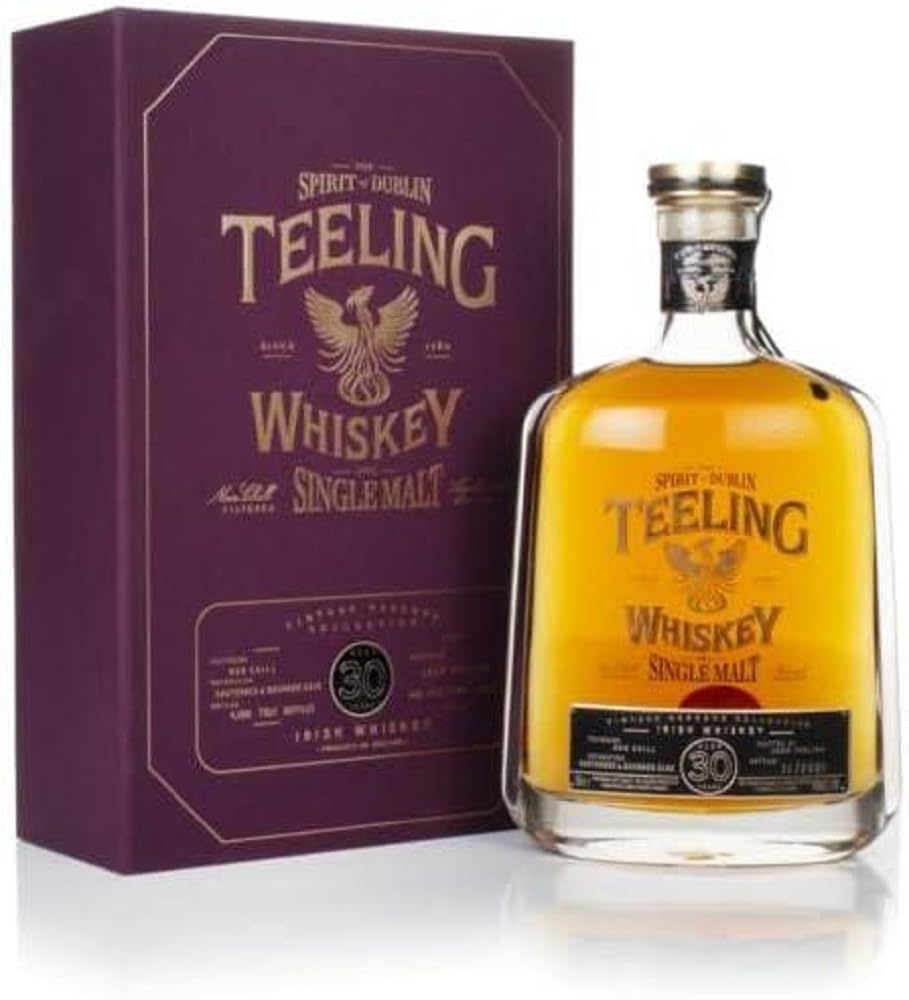 Teeling 30 Jahre Irish Single Malt – Sauternes & Bourbon Cask, 46% Vol., 0,7 l, Geschenkbox