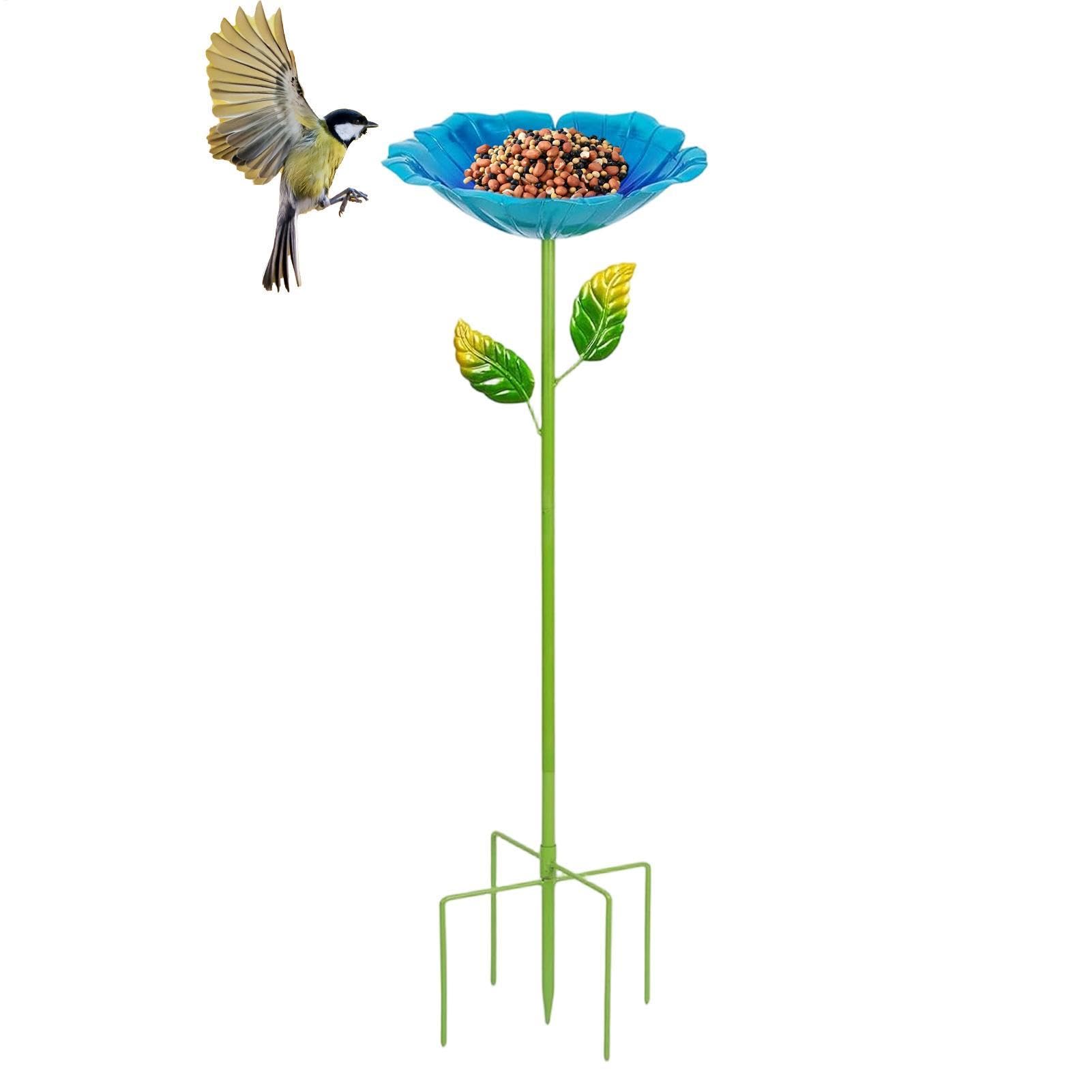 Bain d'oiseaux extérieur pour terrasse et balcon fleuri de cour