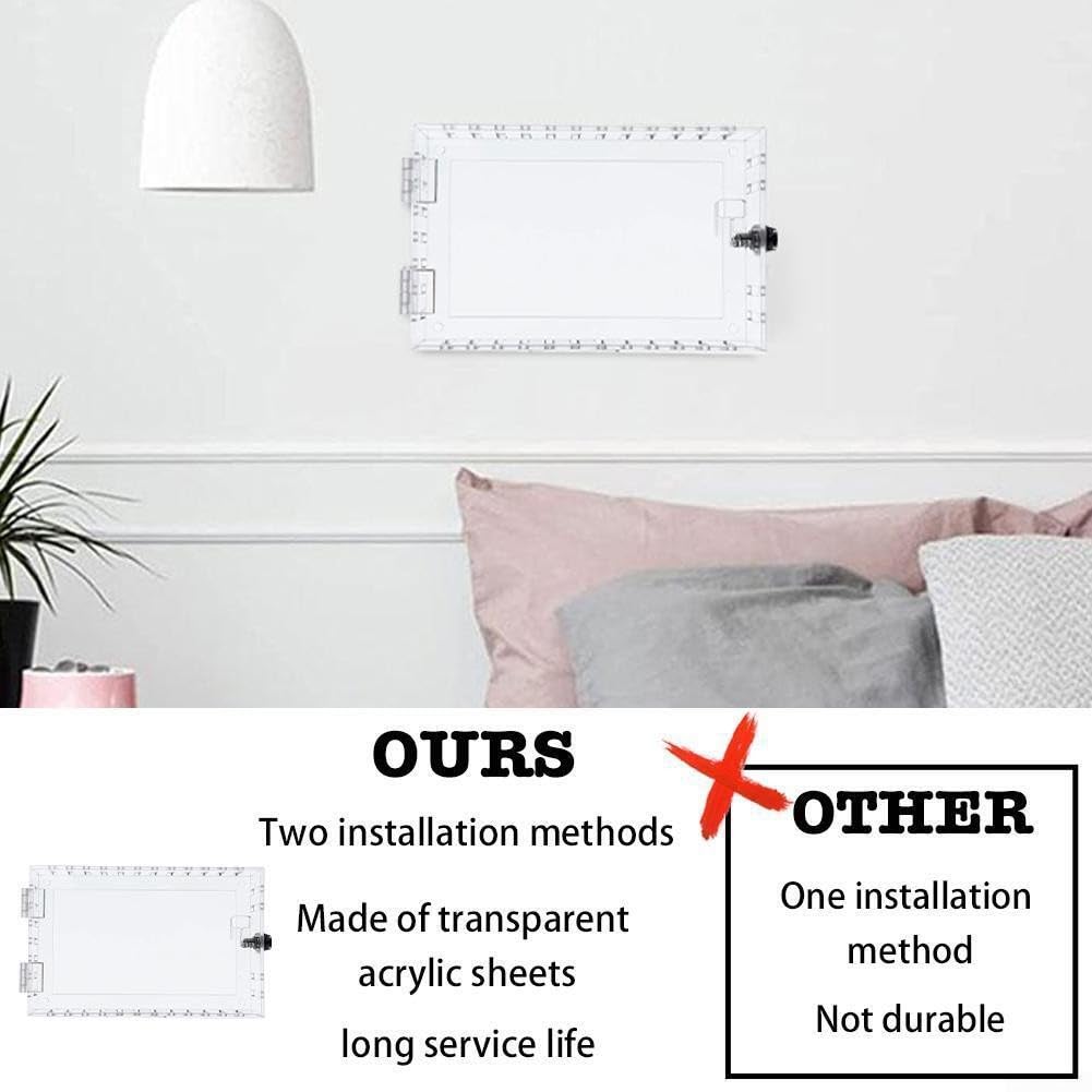 Boîtier de verrouillage pour thermostat - 20 x 14 x 5 cm - Couvercle de thermostat avec serrure - Contrôle de la climatisation - Couvercle mural pour thermostat pour restaurants