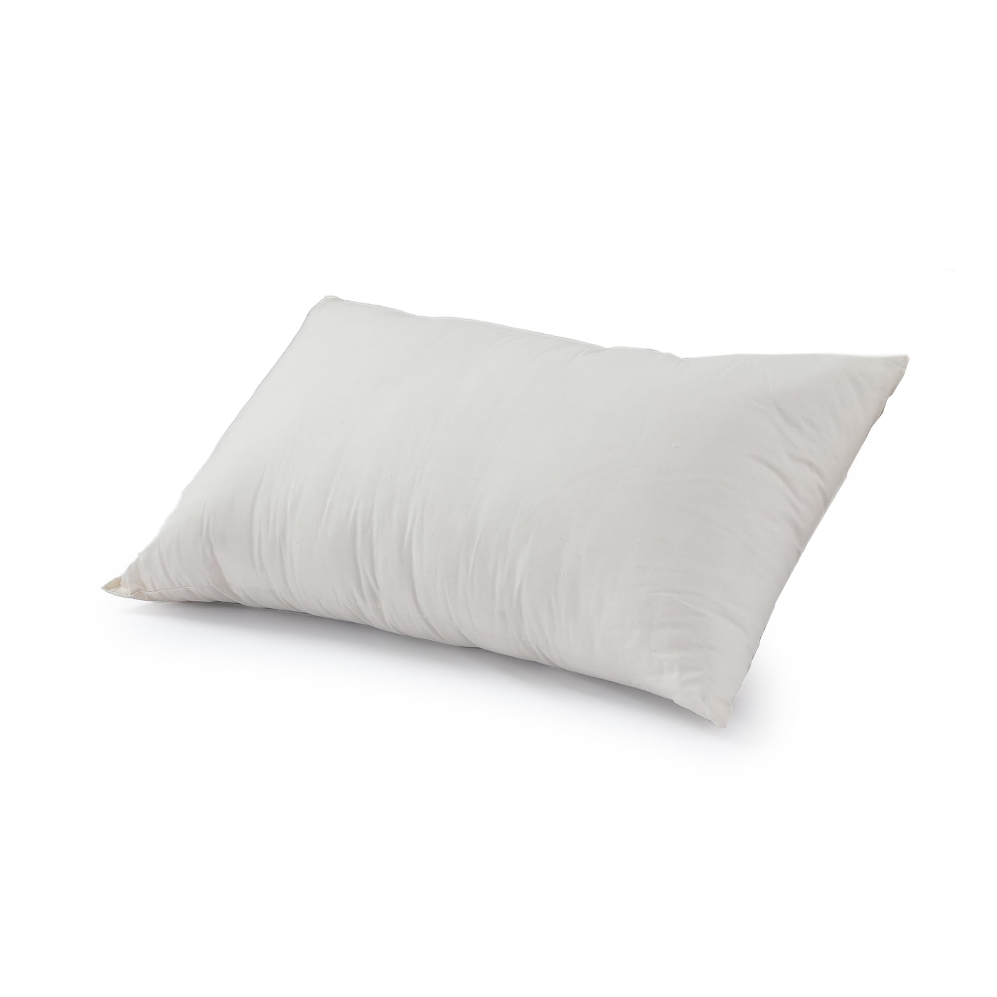 Sleep&Snuggle Organic Cotton Pillow for Neck and Shoulder Pain - Down Alternative Filling - Ideal for Back and Side Sleepers - Hypoallergenic Breathable - Pack of 1