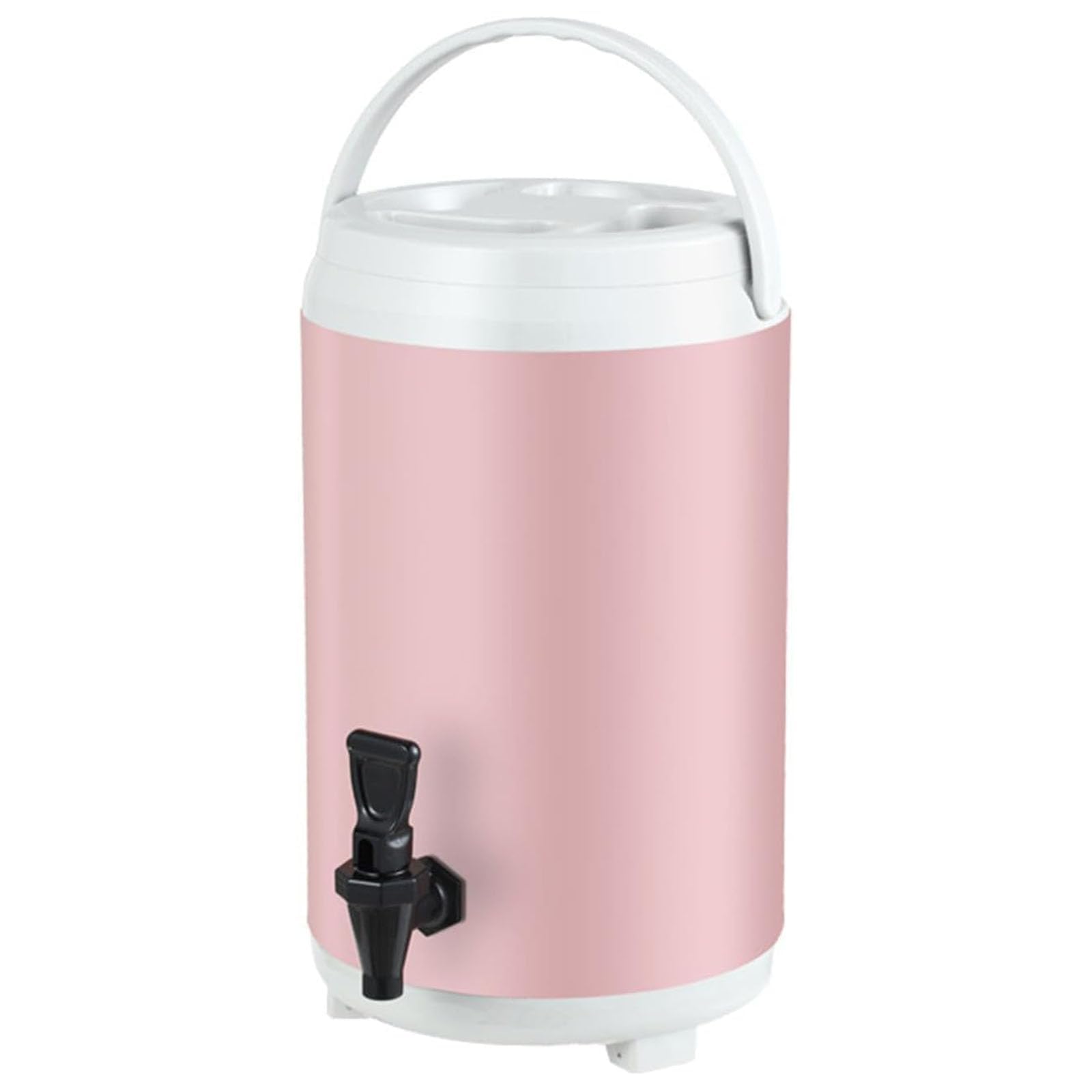 Dispensador de bebidas de acero inoxidable aislado con grifo, olla de 6 litros para café caliente y frío, té, agua, leche, jugo