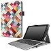 Infiland Asus Transformer Mini T102HA Case, Premium PU Leather Portfolio Stand Cover Case For ASUS 10.1 Inch Transformer Mini T102HA-D4-GR 2 in 1 Touchscreen Laptop- Color Diamond