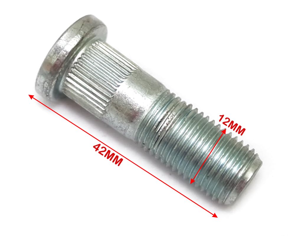 FRONT AXLE WHEEL HUB STUDS & LUG NUTS FOR SUZUKI SAMURAI 88-95