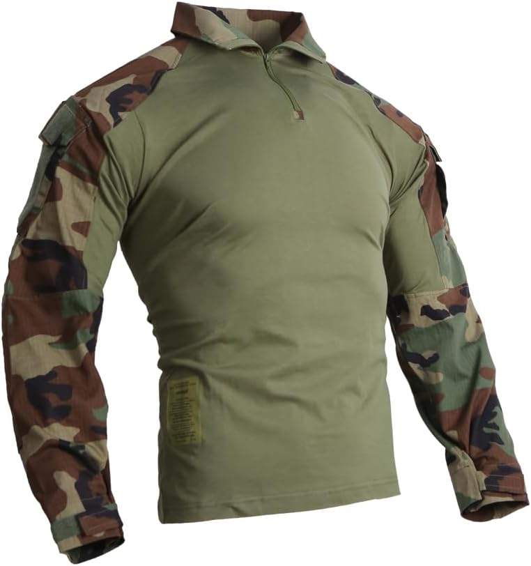 EMERSONGEAR Men's Tactical Shirt,Gen3 Airsoft Combat Army Paintball Quick Dry Long Sleeve BDU T-Shirt Top - Image 4