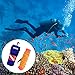 Inflatable Safety Sausage Tube, Scuba Surface Marker Buoy Diving Underwater Signal Flag Tube Snorkeling Storage Bag Dive Reel High Visibility PVC Diver Emergency Sports Float Pouch Gear Accessories