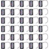 HOUYIBO 30PCS SB-D02 3.6V 19000MAH Size D Non-Rechargeable Lithium Batteries with White Plug