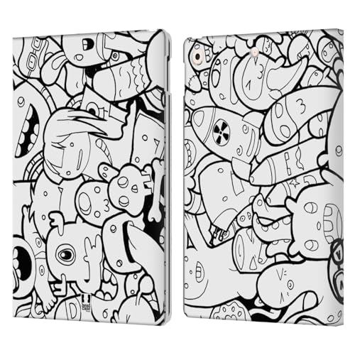 Étui iPad 10.2 Head Case Designs en cuir avec fermeture magnétique et fonction support