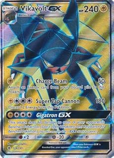 Pokemon Vikavolt GX - 134/145 - Full Art Ultra Rare Sun & Moon: Guardians Rising Single