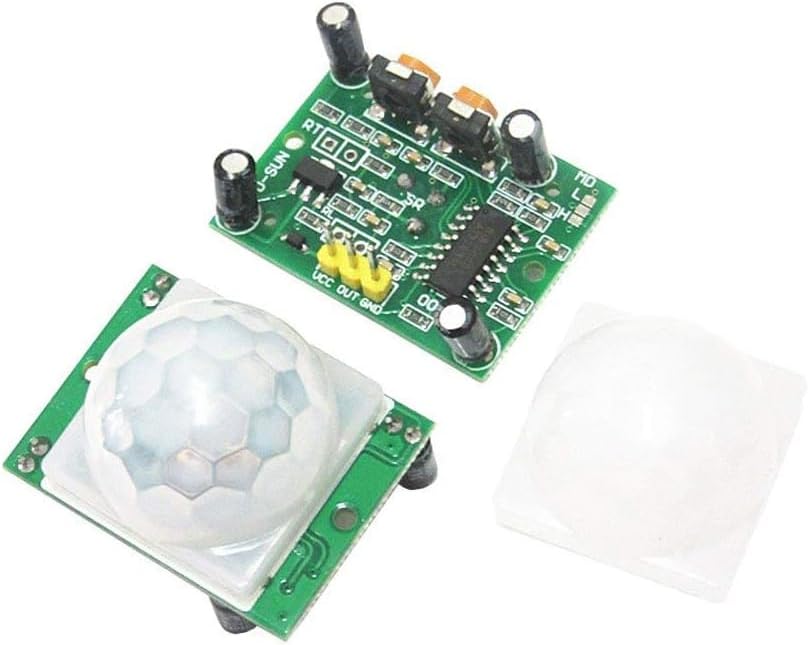 ​​KEAcvise 3 Pieces HC-SR501 PIR Motion Sensor Module, Human Body Infrared Detector for Arduino & Raspberry Pi, 4.5-20V DC