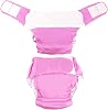 FERCAISH Reusable Adult Cloth Diaper, Washable and Waterproof Elderly Incontinence Protection Nappies Underwear with Maximum Absorbency for Adult Incontinence Care,Elderly, Pregnant, Disabled (Grey)