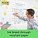 Post-it Easel Pad Made with Recycled Paper, 25 in x 30 in, White, 30 Sheets/Pad, 6 Pads/Pack, Great for Virtual Teachers and Students (559RP-VAD6)