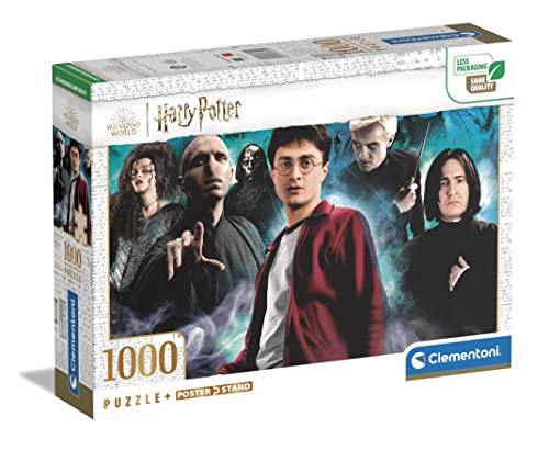 Clementoni - 39710 - Puzzle Harry Potter - 1000 Pièces - Puzzle Adulte, Divertissement pour Adultes - Fabriqué en Italie