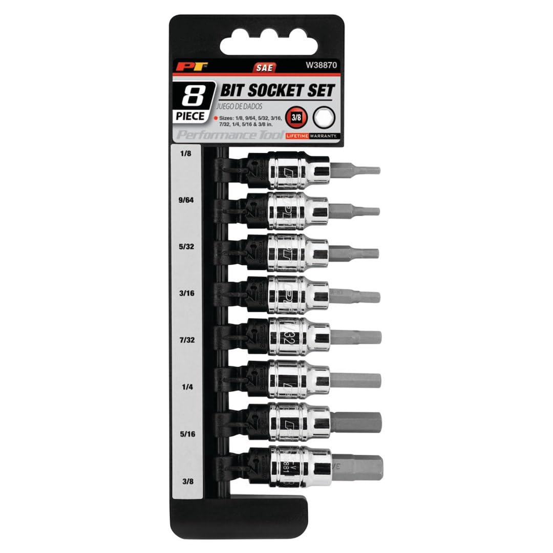Performance Tool W38802 Star bit socket set, W38870