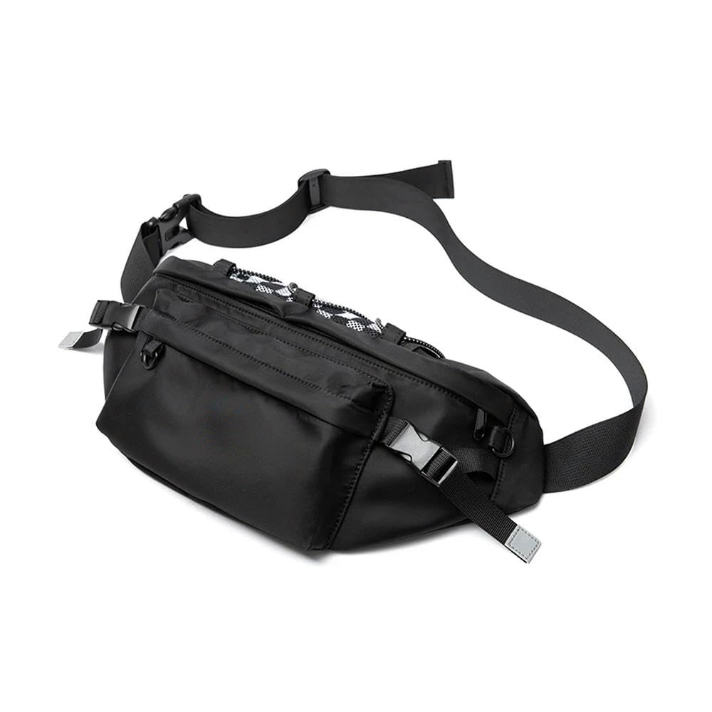 NYSDM siatkowy design moda męska torba na klatkę piersiową 24,6 cm wodoodporna oddychająca wielowarstwowa Oxford sport kolarstwo krótka podróż talia torba, Typ a