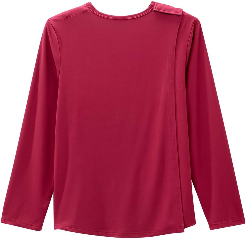 Women's Open Back - 3 Button Top - Image 4