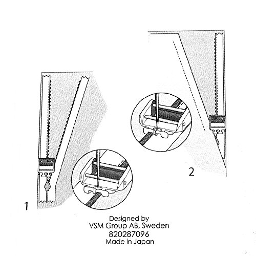 Prensatelas para cremallera invisible YICBOR miniatura 4