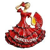 Imán decorativo tridimensional tridimensional para el hogar o la cocina de Barcelona España, recuerdo de viaje 3D