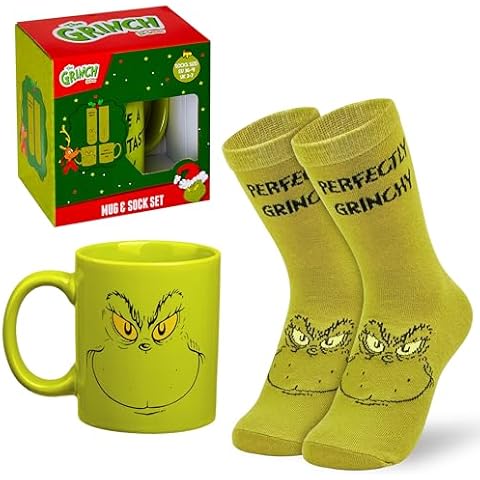 Coffret Le Grinch Chaussettes et Tasse Cover