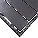 vidaXL Gartentisch Garten Esstisch Terrassentisch Tisch Balkontisch Gartenmöbel Outdoor Terrasse Schwarz 120x70x66cm Poly Rattan Stahlgestell