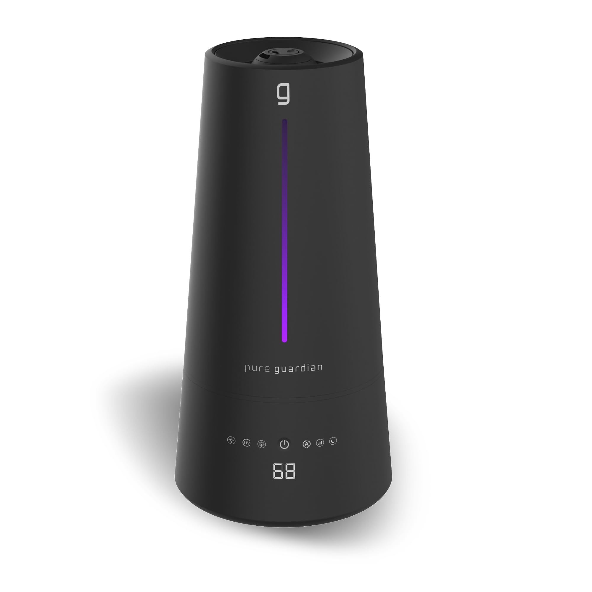 PureGuardian 1.5 Gal Ultrasonic Warm & Cool Mist Humidifier with UV-C Light, IntelliSense Humidistat, 90-Hr Runtime, for Large Rooms up to 540 Sq. Ft.