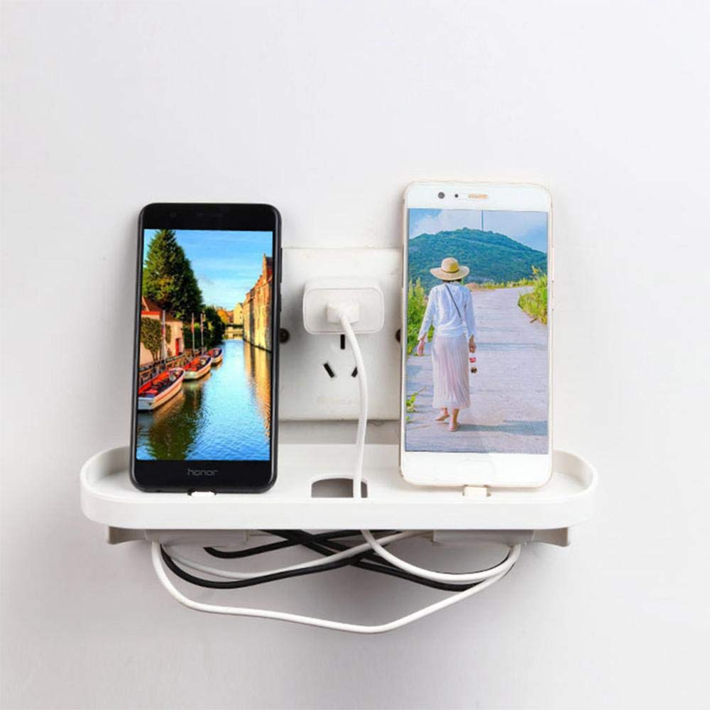Roebii Phone Wall Shelf/Holder/Rack, Charging Shelf Organizer Rack