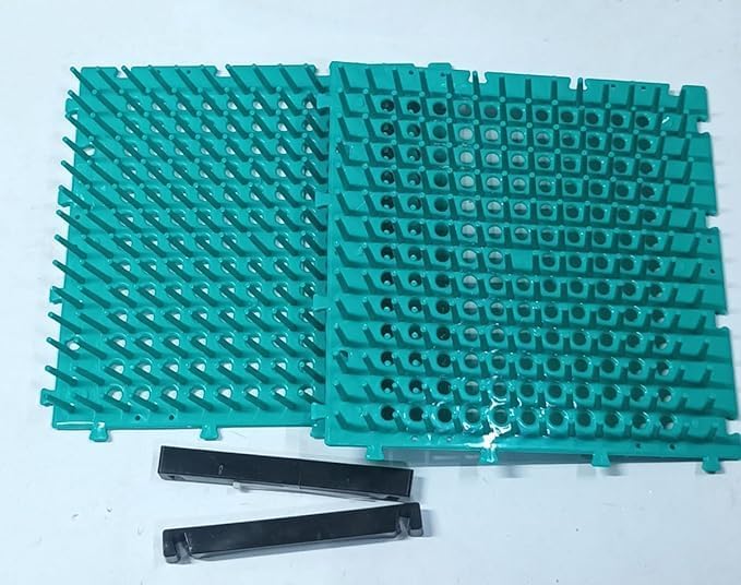 Image of Bharat Wall Mounted Spools Holder (392 Thread Holds), Plastic Thread Rack Pack of 2